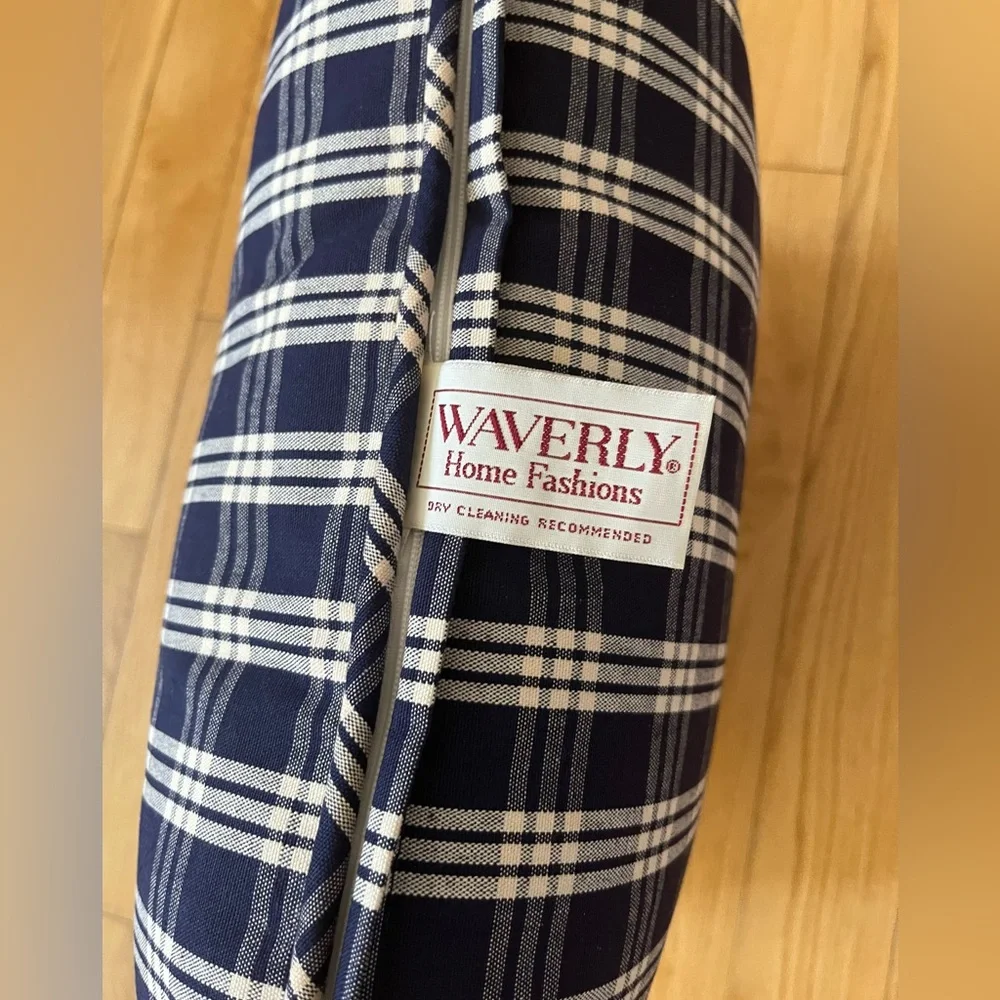 Waverly blue plaid